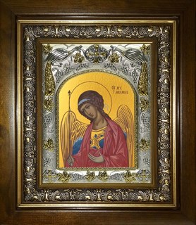 Икона Михаил архангел, в киоте 20х24 см 26742