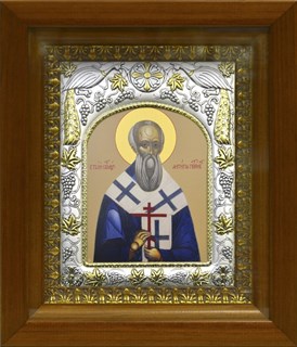 Икона Антипа Пергамский, епископ, священномученик, в киоте 20х24 см 26786