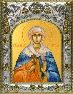 Икона Лидия мученица, 14х18 см 26787