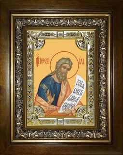 Икона Иезекииль пророк, в киоте 24х30 см 26833