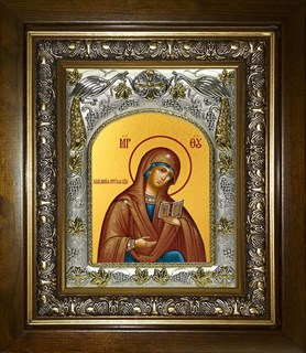 Икона Калужская икона Божией Матери, в киоте 20х24 см 26841