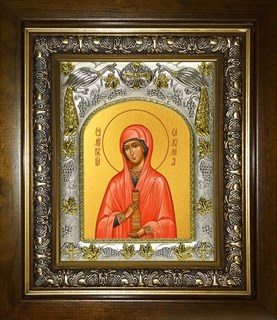 Икона Саломия Мироносица, в киоте 20х24 см 26894