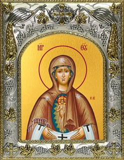 Икона Слово плоть бысть, икона Божией Матери, 14х18 см 26909