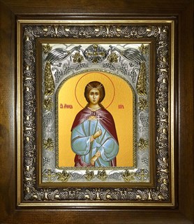 Икона Вера Римская мученица,в киоте 20х24 см 26934