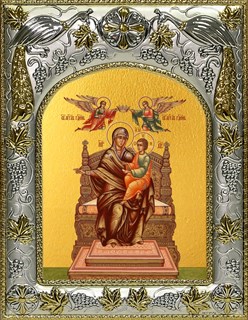 Икона Домостроительница, икона Божией Матери, 14х18 см 27033