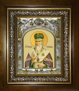 Икона Феофан Затворник, святитель, в киоте 20х24 см 27038