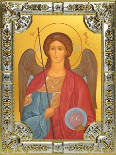 Икона Михаил Архангел, 18х24 см, со стразами 27148