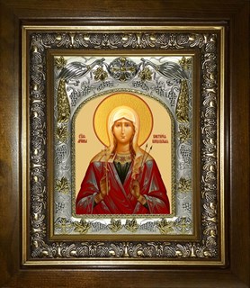 Икона Виктория Кордубская, в киоте 20х24 см 27208