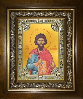 Икона Илиан (Илий) Севастийский мученик, в киоте 24х30 см 27216