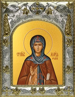 Икона Мария Радонежская преподобная, 14х18 см 27222
