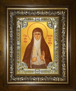 Икона Елизавета, Елисавета преподобномученица, великая княгиня, в киоте 24х30 см 27228