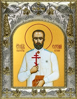 Икона Евгений (Боткин) врач, мученик, 14х18 см 27329