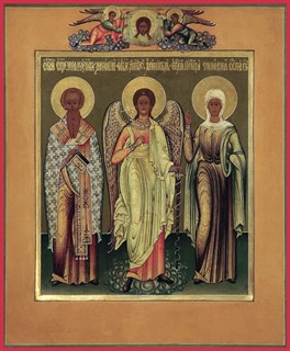 Икона Зиновий и Зиновия мученики, Ангел Хранитель 27363
