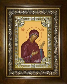 Икона Деисусная икона Божией Матери, в киоте 24х30 см 27486
