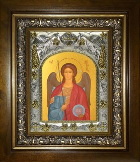 Икона Михаил архангел, в киоте 20х24 см 27513