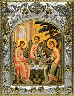 Икона Святая Троица, 14х18 см 27523