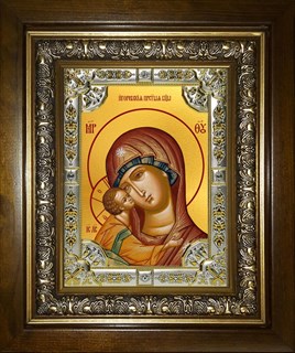 Икона Игоревская икона Божией помощи, в киоте 24х30 см 27536
