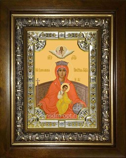 Икона Державная икона Божией Матери, в киоте 24х30 см 27539