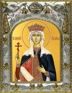 Икона Елена равноапостольная царица, 14х18 см 27565