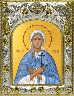Икона Пелагия Дивеевская, 14х18 см 27570