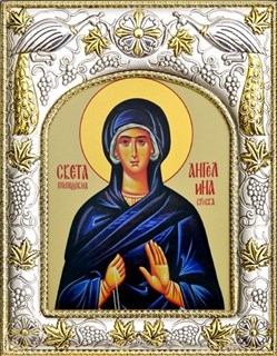 Икона Ангелина Сербская Блаженная, 14х18 см 27652