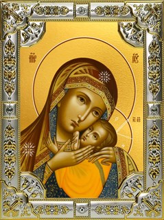 Икона Корсунская икона Божией Матери, 18х24 см, со стразами 27658