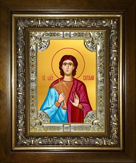 Икона Виталий Римлянин, в киоте 24х30 см 27732