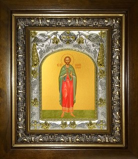 Икона Валерий Мелетинский, в киоте 20х24 см 27793