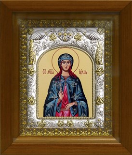 Икона Юлия (Иулия) мученица, в киоте 20х24 см 27838