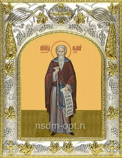 Икона Иоанн (Иван) Рыльский преподобный, 14х18 см 27866