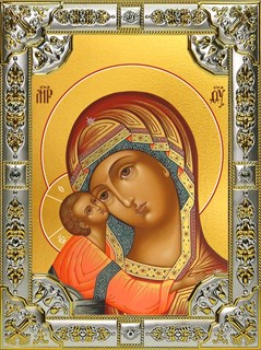 Икона Игоревская икона Божией Матери, 18х24 см, со стразами 27946