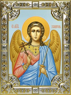 Икона Ангел Хранитель купить, 18х24 см со стразами 27949