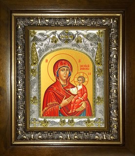 Икона Дарование молитвы икона Божией Матери, в киоте 20х24 см 27984