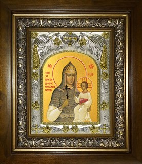 Икона Взбранной Воеводе икона Божией Матери, в киоте 20х24 см 28069
