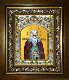Икона Герман Аляскинский, преподобный, в киоте 20х24 см 28088