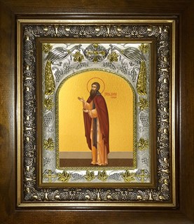 Икона Даниил Сербский архиепископ, святитель, в киоте 20х24 см 28092