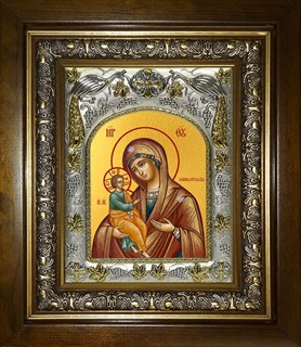 Икона Холмская икона Божией Матери, в киоте 20х24 см 28102