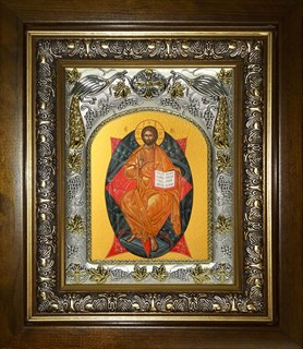 Икона Спас в Силах, в киоте 20х24 см 28114