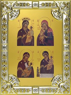 Икона Четырехчастная икона Божией Матери, 18х24 см 28148