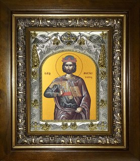 Икона Анастасий Персиянин, преподобномученик, в киоте 20х24 см 28155