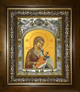 Икона Утоли мои печали, икона Божией Матери, в киоте 20х24 см 28157