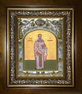 Икона Игнатий Богоносец, священномученик, в киоте 20х24 см 28160