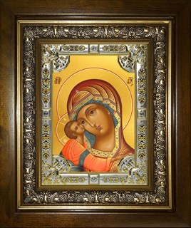 Икона Игоревская икона Божией помощи, в киоте 24х30 см 28265