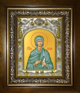 Икона Есия мученица, в киоте 20х24 см 28320
