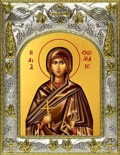 Икона Фомаида Александрийская (Египетская), 14х18 см 28338
