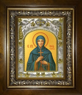 Икона София Фракийская, преподобная, в киоте 20х24 см 28348