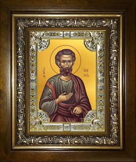 Икона Иоаким Праведный, в киоте 24х30 см 28365