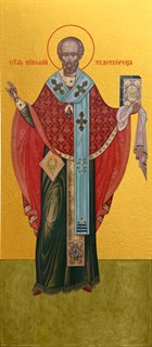 Икона Николай чудотворец, архиепископ Мир Ликийских, святитель 28392