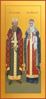 Икона Владимир и Ольга равноапостольные великие князья 28412