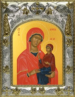 Икона Анна, мать Пресвятой Богородицы, 14х18 см 28419